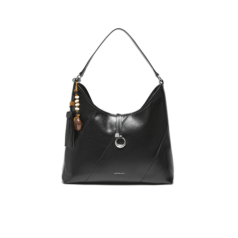 百思图2025秋季新款商场同款托特包时尚大容量单肩包女X3751CX5