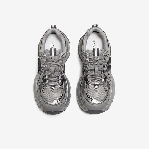 百思图2025秋季新款商场同款老爹鞋时尚厚底增高女休闲鞋B9106CM5