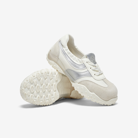 百思图2025秋季新款商场同款德训鞋时尚复古女休闲鞋X0089CA5