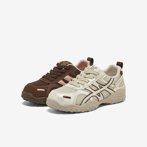 百思图2025秋季新款商场同款德训鞋时尚复古女休闲运动鞋D3606CM5