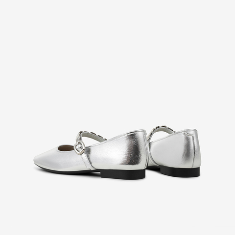 百思图2025秋季新款商场同款玛丽珍鞋时尚复古法式女单鞋F2081CQ5