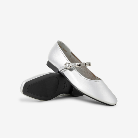 百思图2025秋季新款商场同款玛丽珍鞋时尚复古法式女单鞋F2081CQ5