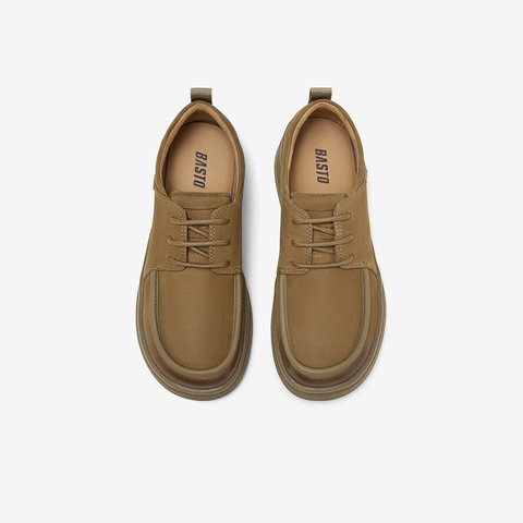 百思图2025秋季新款商场同款休闲皮鞋时尚商务男鞋90013CM5