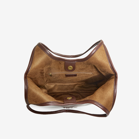 百思图2025冬季新款托特包时髦通勤大容量单肩包女TY057DX5