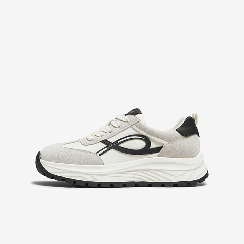 百思图2025秋季新款阿甘鞋时尚复古潮流运动女休闲鞋VLHC5CM5