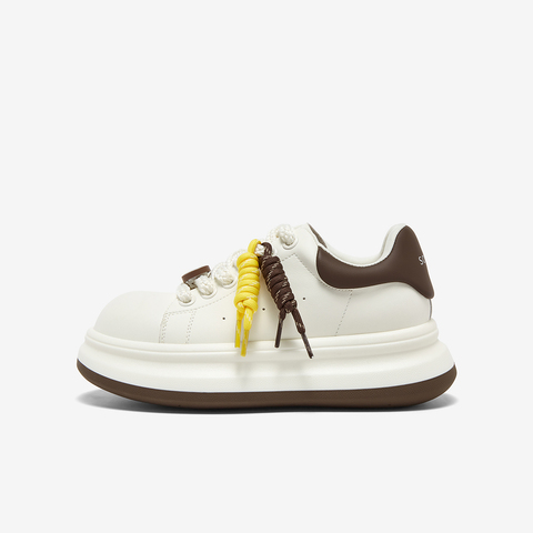 百思图2025秋季新款商场同款板鞋时尚街头运动女休闲鞋D3385CM5