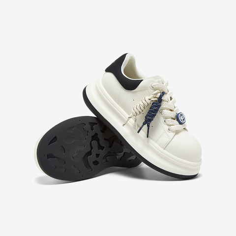 百思图2025秋季新款商场同款板鞋时尚街头运动女休闲鞋D3385CM5