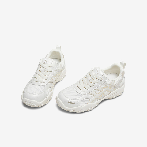 百思图2025秋季新款德训鞋时尚复古户外运动女休闲鞋D3383CM5