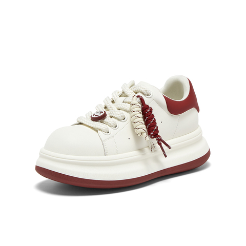 百思图2025秋季新款商场同款板鞋时尚街头运动女休闲鞋D3385CM5