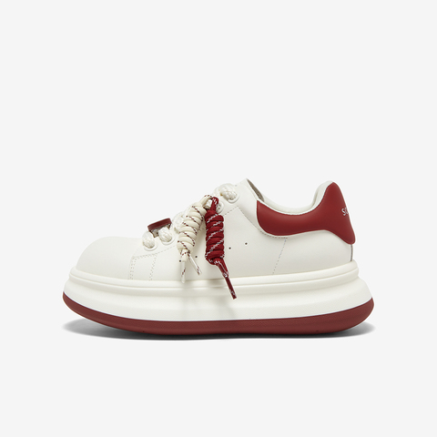 百思图2025秋季新款商场同款板鞋时尚街头运动女休闲鞋D3385CM5