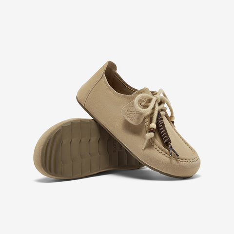 百思图2025秋季新款勃肯鞋时尚复古休闲平跟女单鞋B9732CM5