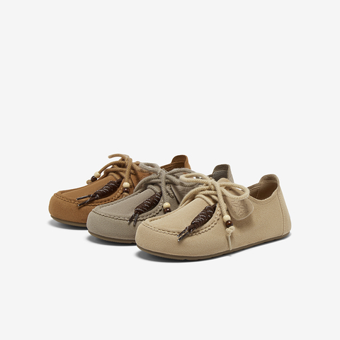 百思图2025秋季新款勃肯鞋时尚复古休闲平跟女单鞋B9732CM5