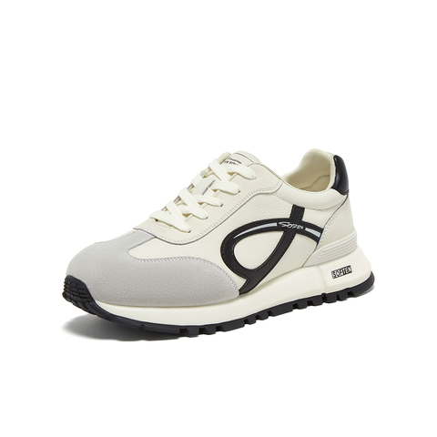 百思图2025秋季新款商场同款阿甘鞋时尚复古运动男休闲鞋FEK01CM5