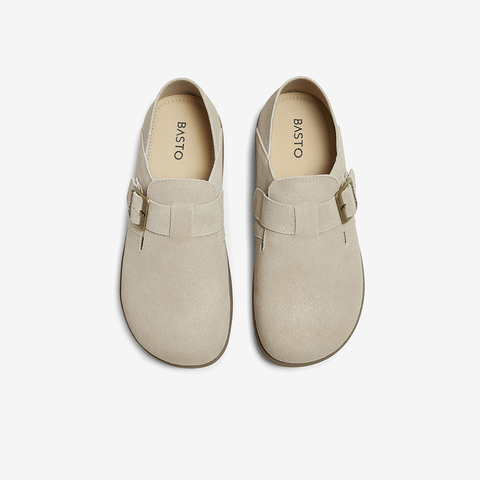 百思图2025秋季新款商场同款勃肯鞋时尚复古女单鞋D3288CM5