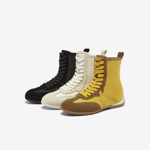 百思图2025冬季新款休闲靴时尚潮流户外街头运动女短靴A8727DD5