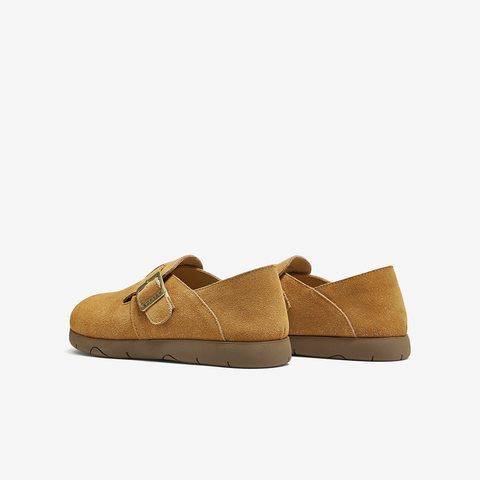 百思图2025秋季新款商场同款勃肯鞋时尚复古女单鞋D3288CM5