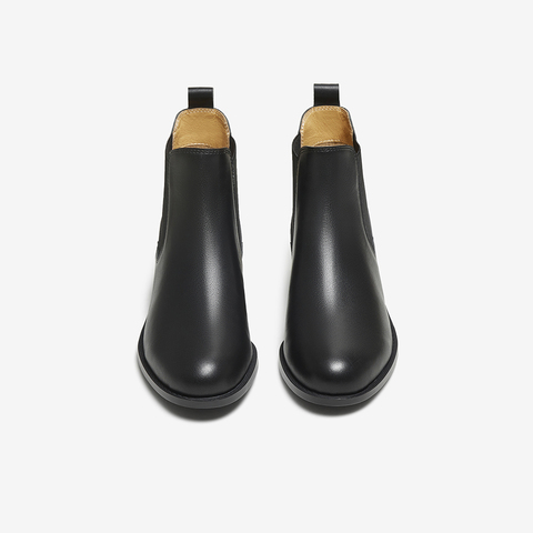 百思图2025冬季新款切尔西靴时尚简约潮流通勤女短靴C3752DD5