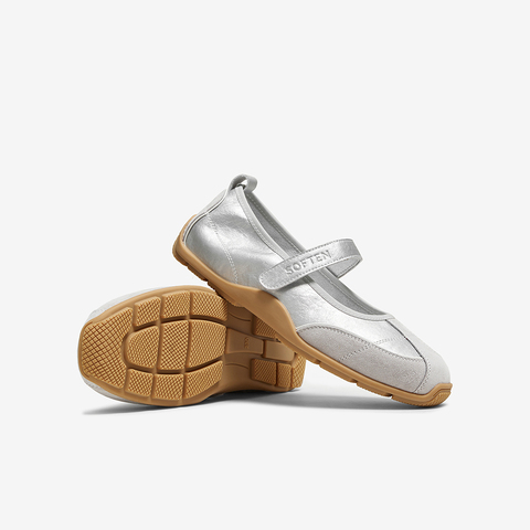 百思图2025秋季新款芭蕾舞鞋时尚简约休闲浅口女单鞋D3369CQ5