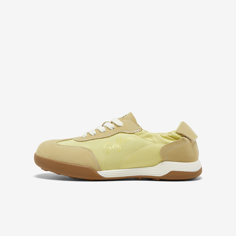 百思图2025秋季新款德训鞋时尚复古街头潮流女休闲鞋CN313CM5