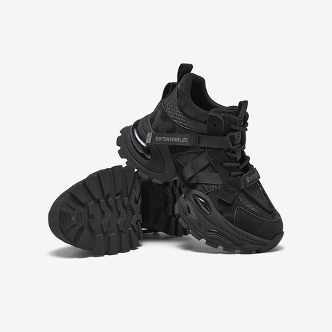 百思图2025冬季新款商场同款老爹鞋潮流运动女休闲鞋G6662DD5