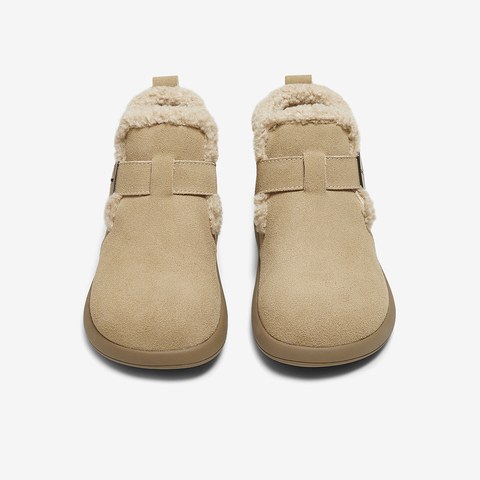 百思图2025冬季新款毛毛鞋棉鞋时尚户外休闲女短靴D3397DD5