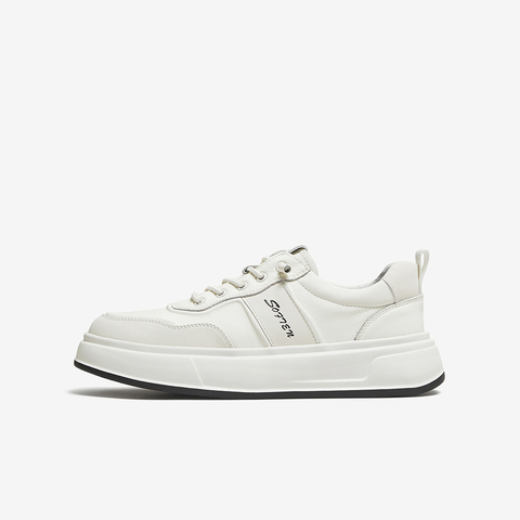 百思图2025秋季新款板鞋时尚潮流街头运动男休闲鞋66302CM5