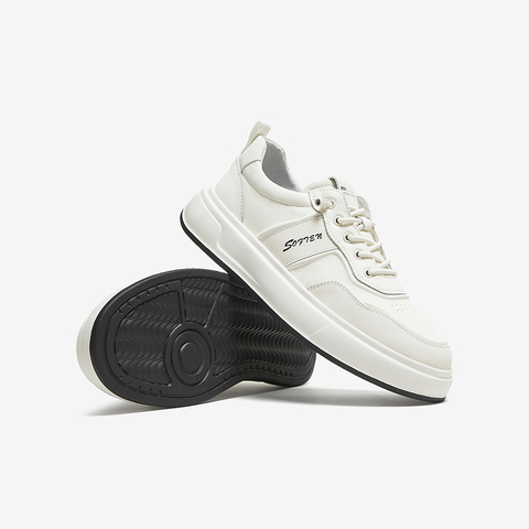 百思图2025秋季新款板鞋时尚潮流街头运动男休闲鞋66302CM5