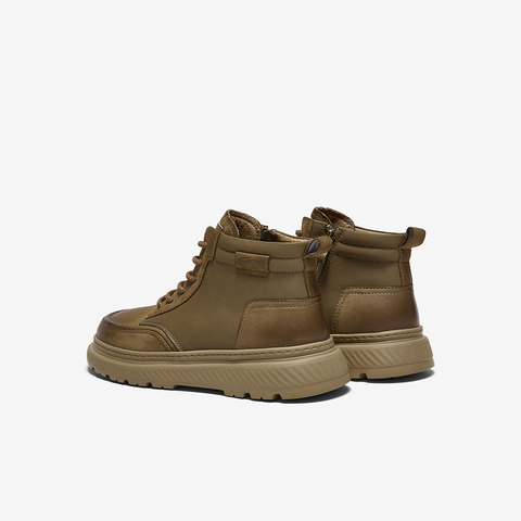 百思图2025冬季新款商场同款工装马丁靴时尚户外男短靴W9025DD5