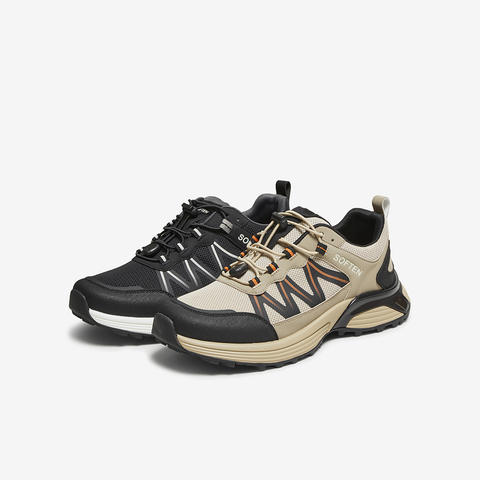 百思图2025秋季新款时尚潮流户外街头男休闲运动鞋B9031CM5