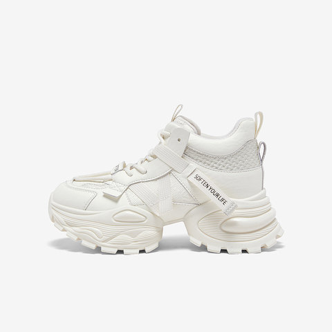 百思图2025冬季新款商场同款老爹鞋潮流运动女休闲鞋G6662DD5