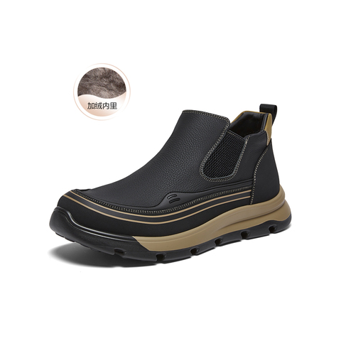 百思图2025冬季新款商场同款时尚简约男休闲鞋7860DM5