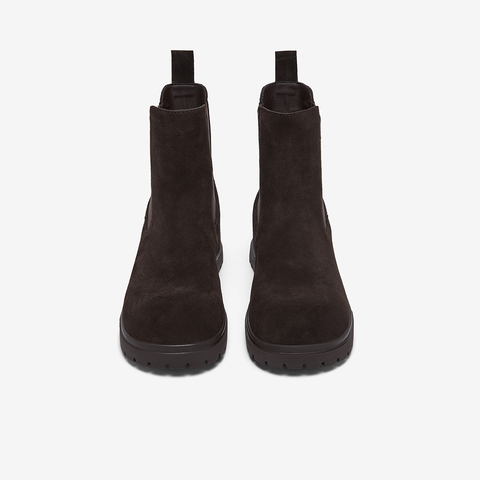 百思图2025冬季新款商场同款切尔西靴时尚潮流女中靴W0592DZ5