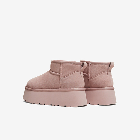 百思图2025冬季新款商场同款雪地靴时尚休闲女短靴L8228DD5