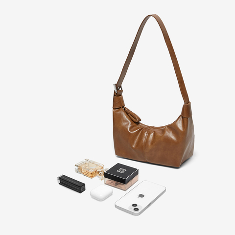 百思图2025冬季新款商场同款饺子包时尚潮流单肩斜挎包女TY074DX5