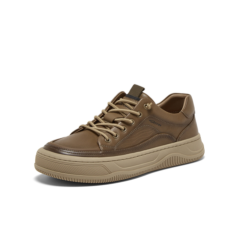 百思图2025秋季新款商场同款板鞋时尚潮流男休闲鞋WOF01CM5