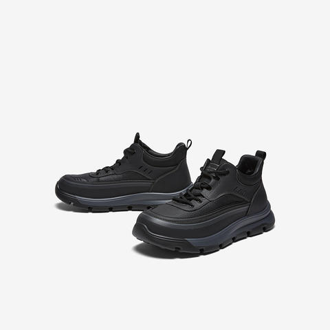 百思图2025冬季新款商场同款时尚潮流运动男休闲鞋16950DM5