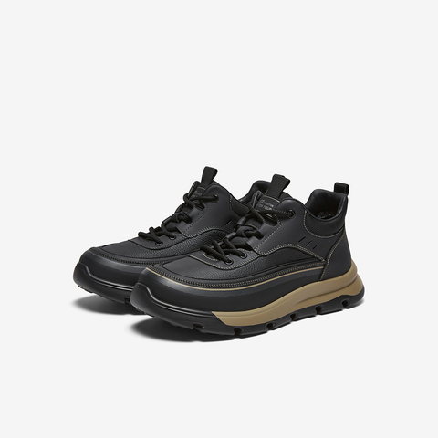 百思图2025冬季新款商场同款时尚潮流运动男休闲鞋16950DM5