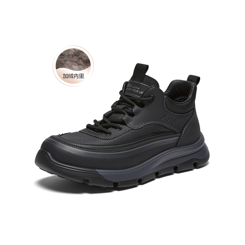 百思图2025冬季新款商场同款时尚潮流运动男休闲鞋16950DM5