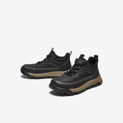 百思图2025冬季新款商场同款时尚潮流运动男休闲鞋16950DM5