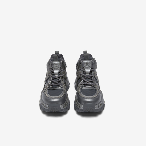 百思图2025冬季新款商场同款老爹鞋时尚运动增高女休闲鞋B1119DD5