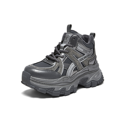 百思图2025冬季新款商场同款老爹鞋时尚运动增高女休闲鞋B1119DD5