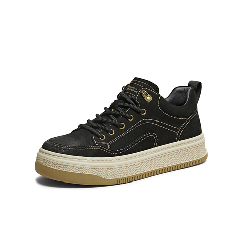 百思图2025冬季新款板鞋时尚潮流街头运动男休闲鞋V1056DM5