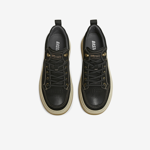 百思图2025冬季新款板鞋时尚潮流街头运动男休闲鞋V1056DM5