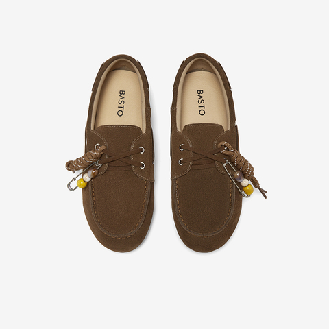 百思图2025秋季新款乐福鞋时尚简约潮流复古女单鞋D3506CA5