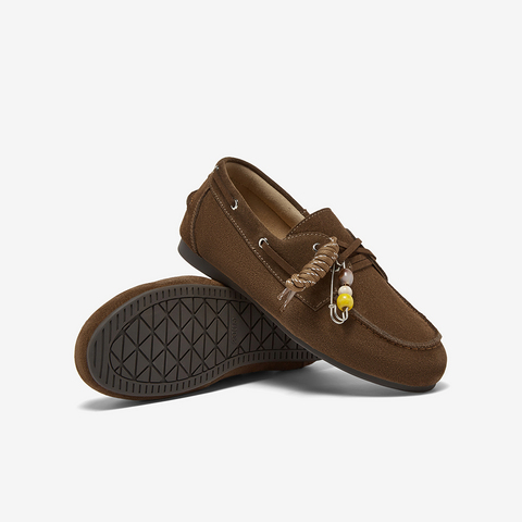 百思图2025秋季新款乐福鞋时尚简约潮流复古女单鞋D3506CA5