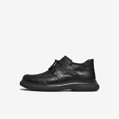 百思图2025冬季新款商场同款商务通勤男休闲皮鞋13512DD5