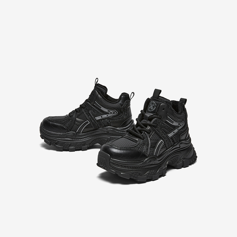 百思图2025冬季新款商场同款老爹鞋时尚运动增高女休闲鞋B1119DD5