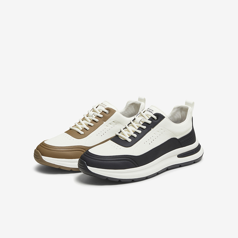 百思图2025秋季新款时尚简约户外街头男运动休闲鞋87200CM5