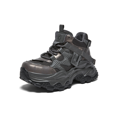 百思图2025冬季新款老爹鞋时尚潮流街头女休闲运动鞋B6092DD5