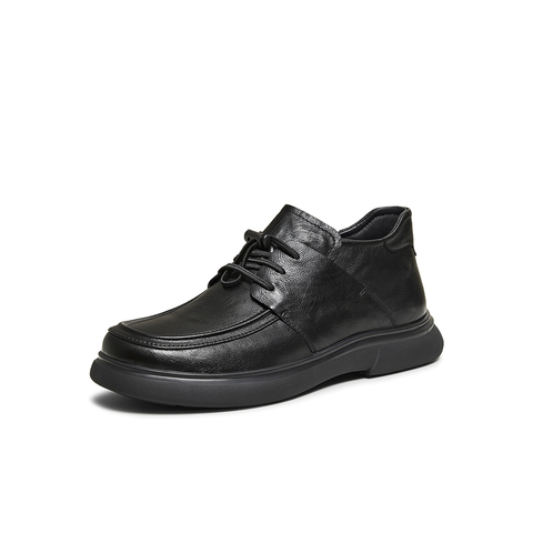 百思图2025冬季新款商场同款商务通勤男休闲皮鞋13512DD5